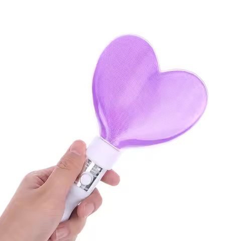 1Pc Colors Change LED Glow Stick Heart Star Shape Luminous Concert Cheering Tube Wedding Party Light