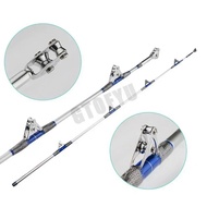 1.98M 2.1M Saltwater Spinning Big Game Fishing Rod 50kg 2 Piece Offshore Trolling Rod Sea Boat Fishi