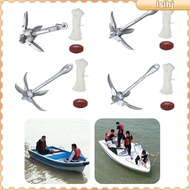 [Lslhj] Folding Grapnel Anchor Kayak Anchor for Raft Small Craft Paddle Boards
