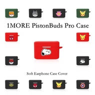 For 1MORE PistonBuds Pro Case Cartoon Innovation Series for 1MORE PistonBuds Pro Casing Soft Earphon