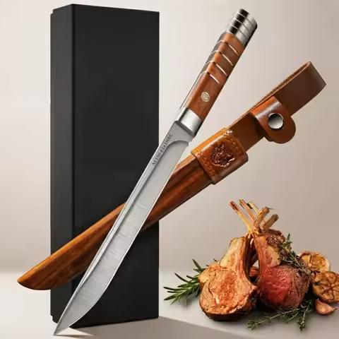 Professional Paring Knife 13 cm Blade–Slicing Knife Made of Premium M390 Stainless Steel Kitchen Kni