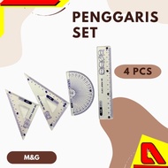 M&G RULER SET 4 ITEMS ARL940N/ RULER SET M&G