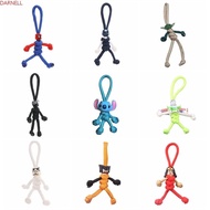 DARNELL Umbrella Rope Keychain, Marvel Anime Hung Chain Braided Rope Paracord, Personality Hulk Ironman Figure Cartoon Dolls Weaving Keychain Backpack Pendant