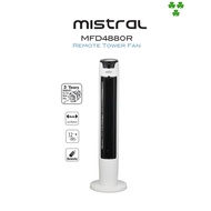 Mistral Tower Fan with Remote Control MFD4880R / Oscillation / 12 Hours Timer / 6 Speed Selection / Normal Natural Sleep