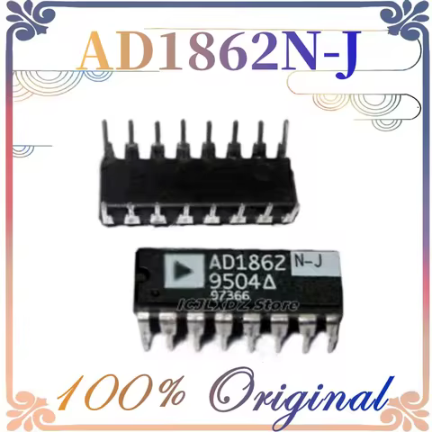 1pcs/lot Original New AD1862N-J AD1862N DIP-16 in stock