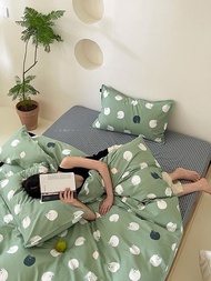 圓圓喵  單人雙人床單/床包 手繪貓咪40支純棉床品 枕套被套另購
