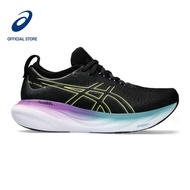 ASICS Women GEL-NIMBUS 25 Running Shoes in Black/Glow Yellow