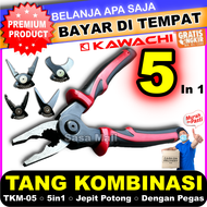 [COD] Kawachi TKM-05 Tang Kombinasi Multifungsi 5in1 Uk 7 Tang Pemotong Besi Tang Crimping Tang Capi