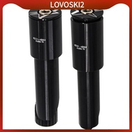 [LovoskiacMY] Bicycle Stem /8  Threadless Stem Push Bike 22.2mm To 28.6mm Black 11 Cm