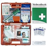 Gastro First Aid Case for Companies According to DIN EN 13157 Including Eye Wash + Fire Gel + Detectable Plasters + Hydrogel Dressings