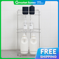 Login Premium All Stainless Steel 3-Tier Bathroom Corner Shelf