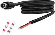 DC8020 Power Pigtails Cable, 3.3FT 14AWG DC 8.0mm x 2.0mm Male Plug to Bare Wire Open End Power Wire