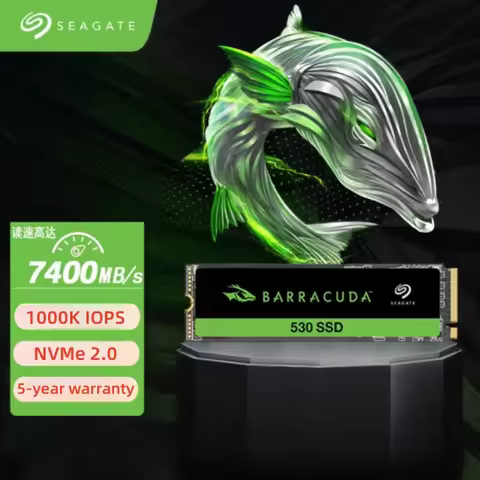 Seagate Barracuda 530 1TB 2TB SSD Internal Solid State Drive - PCIe4.0x4 Nvme 3D TLC NAND for Gaming