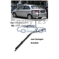 For HONDA CITY SEL 2003 2004 2005 2006 2007 2008 GD6 GD8 Rear Bumper Support Bracket rear bracket