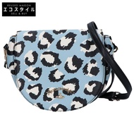 Vivienne Westwood 190003 單肩包 Leicester 豹紋印花 [二手]