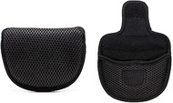Golf Mallet Putter Head Cover Half Mallet Putter Cover Golf Club Head Protector Sleeve Case Golf Bla