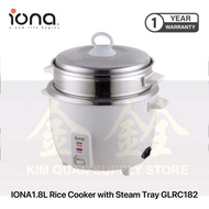 Iona 1.8L Rice Cooker GLRC 182 | GLRC182 with Steam Tray [One Year Warranty]