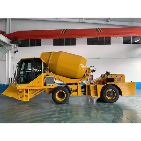 Concrete Machinery 4m3 Concrete Self Load Mixer Truck SLM4000 Concrete Mixer Truck with Factory Pric