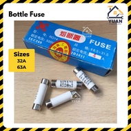 Bottle Fuse 32A 63A – Ceramic Electrical Safety Fuse 500V