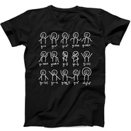 Funny Algebra Dance Graph Figures Math Equation Joke Gift Tee Black T Shirt