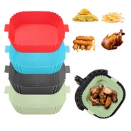 Air Fryer Silicone Pot Air Fryers Oven Baking Tray Fried Chicken Basket Mat Silicone Pot Replacemen Grill Pan Accessories