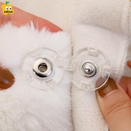 ADREE 10Pcs Fastener, Acrylic Transparent Snap Button,  Round Invisible DIY Snap Fastener