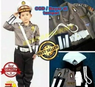 Baju Polisi Anak / Seragam Polisi Anak / Pocil / Baju Polisi Anak Laki- laki / Baju Polisi anak pere