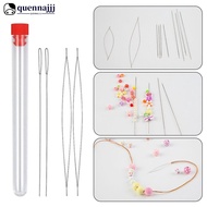 QUENNA 6Pcs/Tube Big Eye Beading Needle DIY Bead Bracelet Needle Jewelry Making Easy Thread Sewing N
