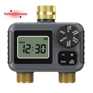 Dual Outlets Automatic Irrigation Timer Garden Water Timer Smart Irrigation Watering System Faucet W