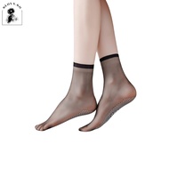 CLOVA KK513 Women's Transparent Ankle Socks Anti-Slip With Slip Gel Stocking Socks Girl