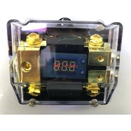 Power Amplifier Digital Fuse Holder With Meter Power Amp Fuse Fius Power Amp Box 1 TO 1  1 TO 2  Amp