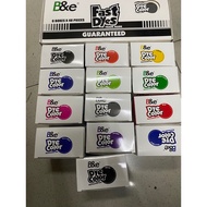 B&E FABRIC JOBOS / FABRIC DYE/CLOTHES DYE , FAST DYES (WT.2G),13 COLOR