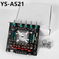 เครื่องขยายเสียงสเตอริโอ YS-AS21ชิป TPA3255 220WX2+350W บอร์ดขยายสัญญาณเสียงบลูทูธ โมดูลเครื่องขยายเ