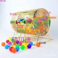 Turntable Props Manual Touch Trophy Box Metal Event Promotion Lottery Box Party Lottery Machine Ente