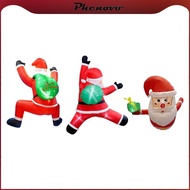 [Phenovo] Inflatable Santa Claus Outdoor Inflatable Santa Hanging Santa with Gift Bag Christmas Infl