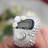 3pcs/1pc Mini Portable Digital Counter, Cute Floral Design Counter, Prayer Accessories, Warehouse In