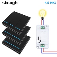 Wireless Switch RF Battery Switch Remote Control light Switch DIY Lamp Wall Switch 1gang 2gang 3gang