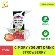 cimory yogurt drink 200 ml (satuan / pcs) - stowberry