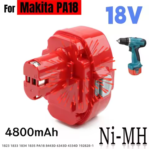 18V 4.8Ah Battery Suitable For Makita PA18 1822 1823 1834 1835 192827-3 192829-9 193159-1 193140-2 N