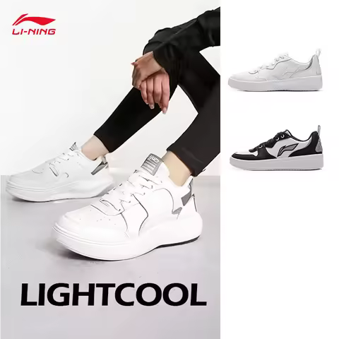 LI-NING Light Fashion Soft Elastic Breathable Waterproof Men's Sports Casual Shoes Professional Spor