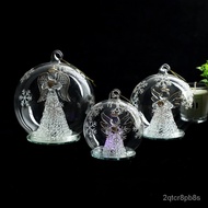 Little Angel Glass Christmas BallLEDLamp/LEDChristmas Gift/Painted Christmas Ball Cover Glass Craft Gift