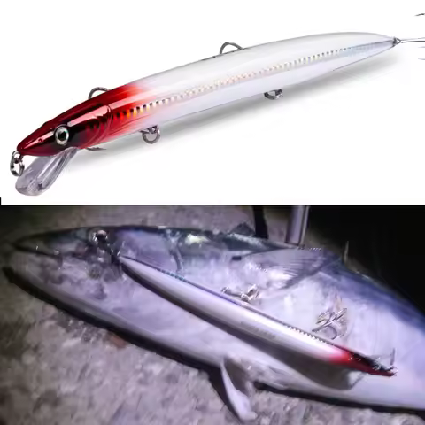 Savage Gear Sandeel Jerk Minnow Lures 173mm/23g 208mm/33g Artificial Jerkbaits Floating Wobbler Hunt