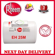 RHEEM EH 25M Horizontal Electric Storage Water Heater 25Litres | Singapore warranty | Express Free Home Delivery
