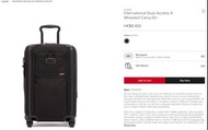 TUMI ALPHA International Dual Access 4 Wheeled Carry-On Black 國際雙拉鍊四輪手提旅行箱 黑色 CALOCUT SLIMPRO Thermo