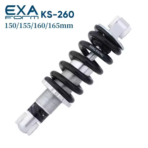 KindShock KS260 Bicycle Rear Shock Absorber 150mm/155mm/160mm/165mm 650Pounds Spring Rear Shock EXA 