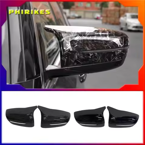 Carbon Fiber Exterior Side Rearview Mirror Cover Trim For BMW 3 4 5 7 8-Series G20 G21 G28 G11 G12 G