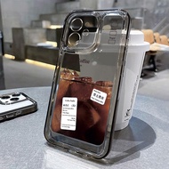 Good case Space Case for iPhone 11 12 13 14 Pro Max iPhone 15 15 Plus 15 Pro 15 Pro Max iPhone XR 7 8 Plus X XS Max SE 2020 Iced Americano Coffee Pattern Back Cover TOP Selling
