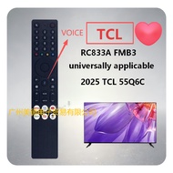 New RC833A FMB3 RC833-G0401-0000265 Replaced Voice Remote Control fit for TCL for Sony 4K UHD Smart 