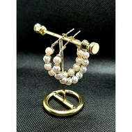 PEARL HOOP EARRING