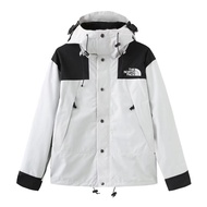 北面/THE NORTH FACE FW23 1990系列Gore-tex Mountain jacket防水撞色單排扣連帽夾克外套 男女同款 象牙白色